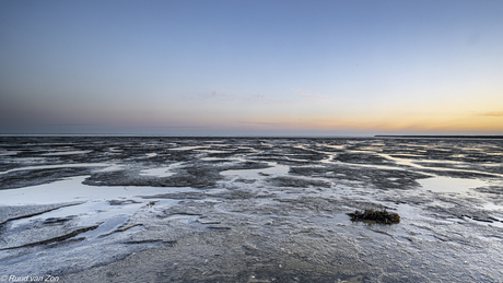 Ternaard, kleiplaten in het wad,