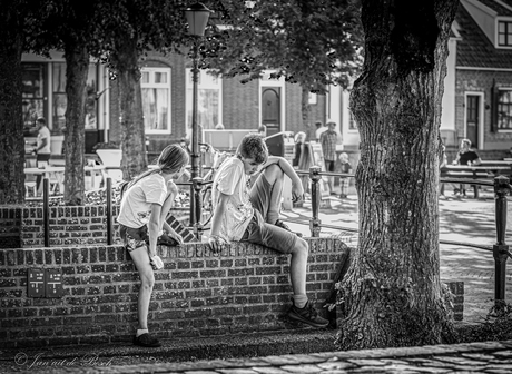 even de korte broek aan 