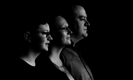 Zwart & wit portret familie