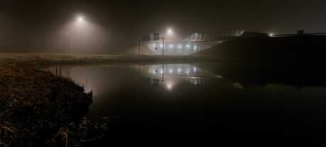 Nachtelijke mist stilleven...!! (004410)
