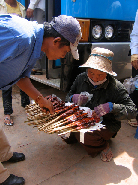 Eten langs de weg, Cambodja