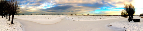 Pijnacker sneeuw panorama