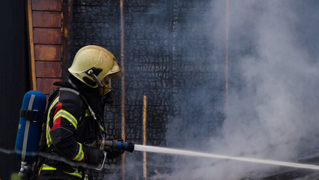 Brandweer in actie