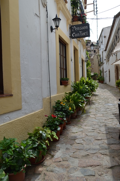 Straatje in Tossa de Mar