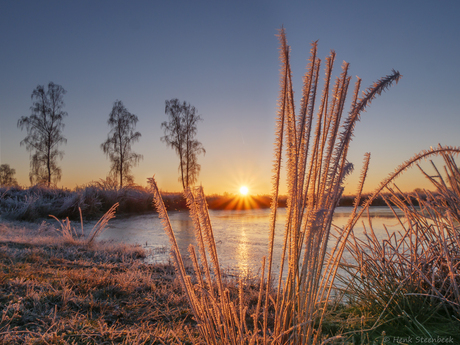 Berijpt landschap