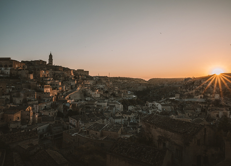 De eerste zonnestralen