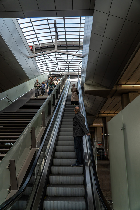 Metro station Noord Amsterdam