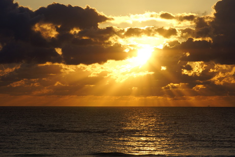 zonsondergang Egmond aan zee