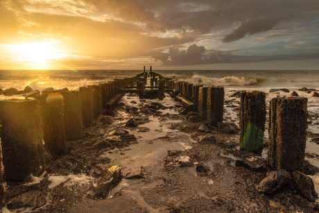 Zonsondergang zeeland