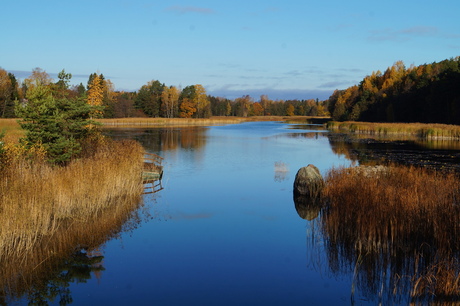 Fins herfst landschap