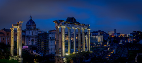 Oud Rome verlicht