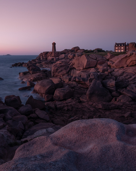 Vuurtoren van Ploumanac'h, Bretagne