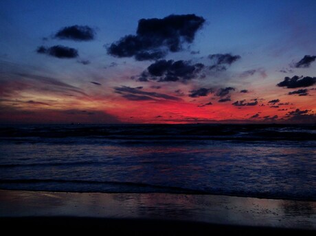 zonsondergang 2 op texel