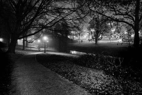 Stadsring Amersfoort in de mist