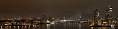 Rotterdam skyline hdr-panorama