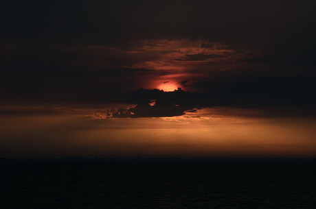 zonsondergang Almere buiten