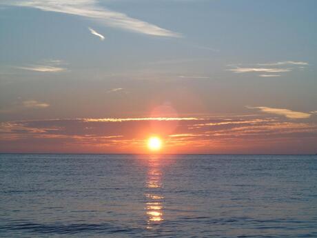 Zonsondergang op Texel