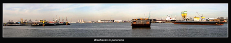 Waalhaven in panorama