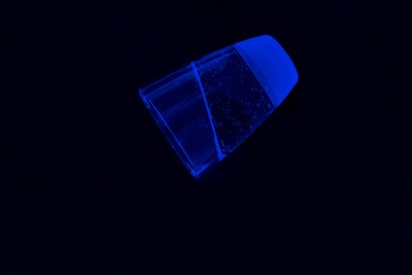 blauw glas