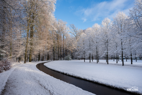 Paleispark het Loo Sneeuw