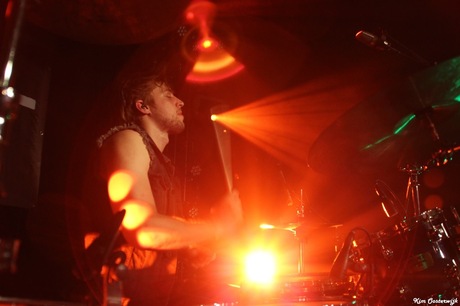 The Drummer in the spotlights