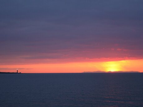 Vuurtoren in de morgen