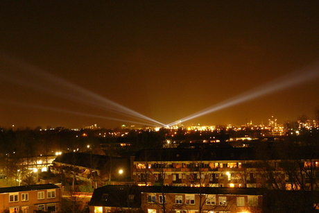 Apeldoorn bij nacht..