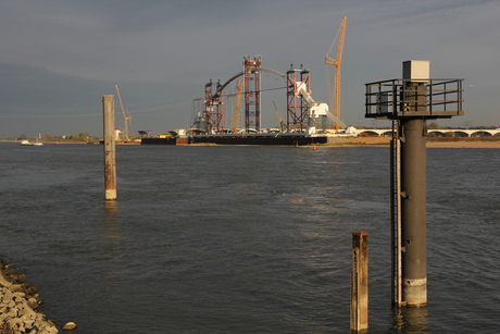 Nijmegen bouw nieuwe waalbrug