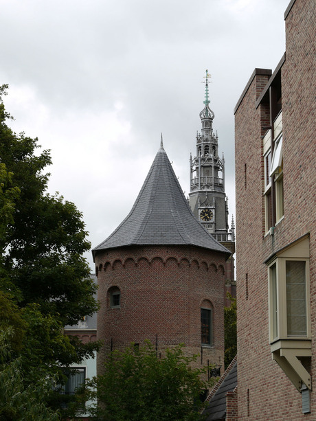 Slottoren met kerktoren