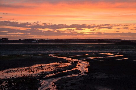 zonsondergang plage de Grand Greve Carantec