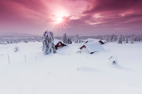 Sunburst in Norway