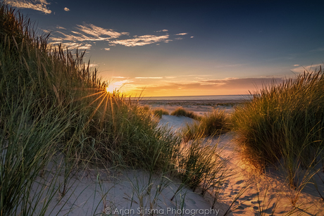 Uitzicht op het Noordzeestrand