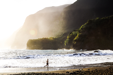 Black Beach Sunrise