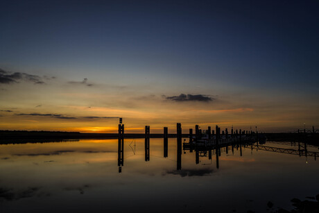 Zonsondergang Bergse Diepsluis Tholen