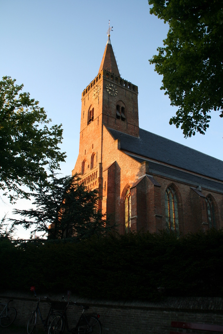 De protestantse kerk van Den burg