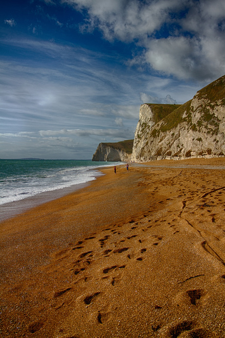 Swyre Head, bij West Lulworth, Dorset, Verenigd Koninkrijk