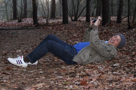 Met papa fotograveren