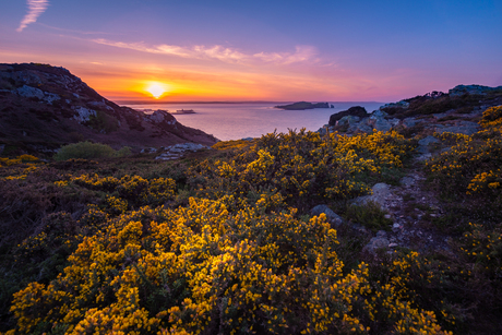 Howth zonsondergang