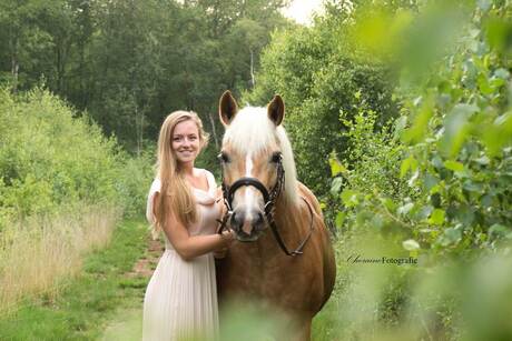 Christina en haar paard