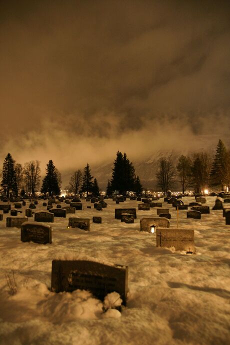 winterse begraafplaats Tromso