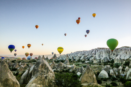 Ballonvaart in Cappadocië