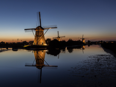 Kinderdijk - Verlichte molens 2013