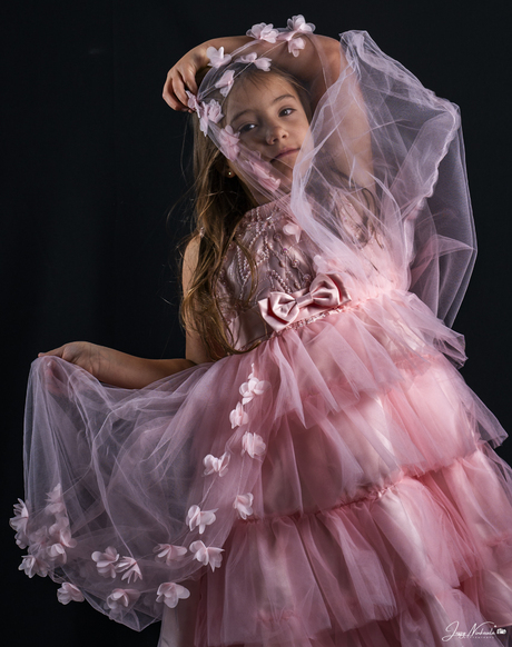 Portret Amy met jurk 