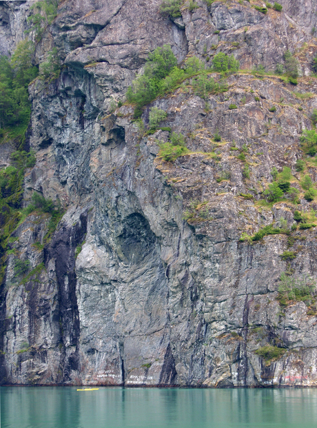 Kano in het Geirangerfjord
