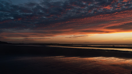 Ondergaande zon 