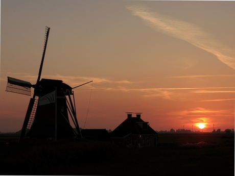 Zonsondergang Bolsward