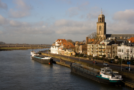 Deventer vanaf ijsselbrug