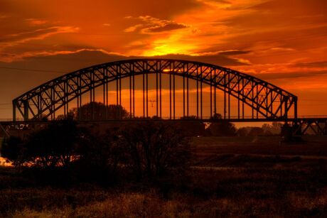 Zonsondergang Meinerswijk Arnhem