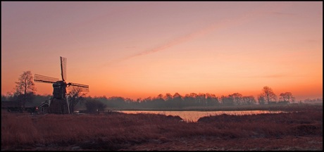 Ochtendsfeer in De Weerribben.