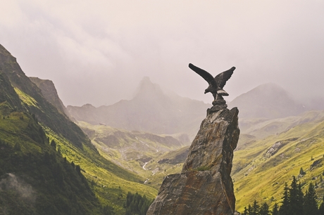 Mystiek berglandschap